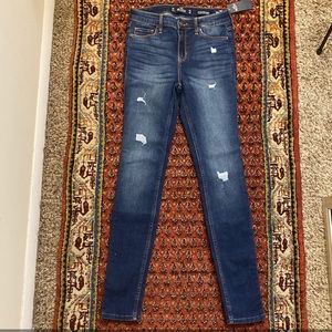 Mid-Rise Distressed Hollister Jeans
